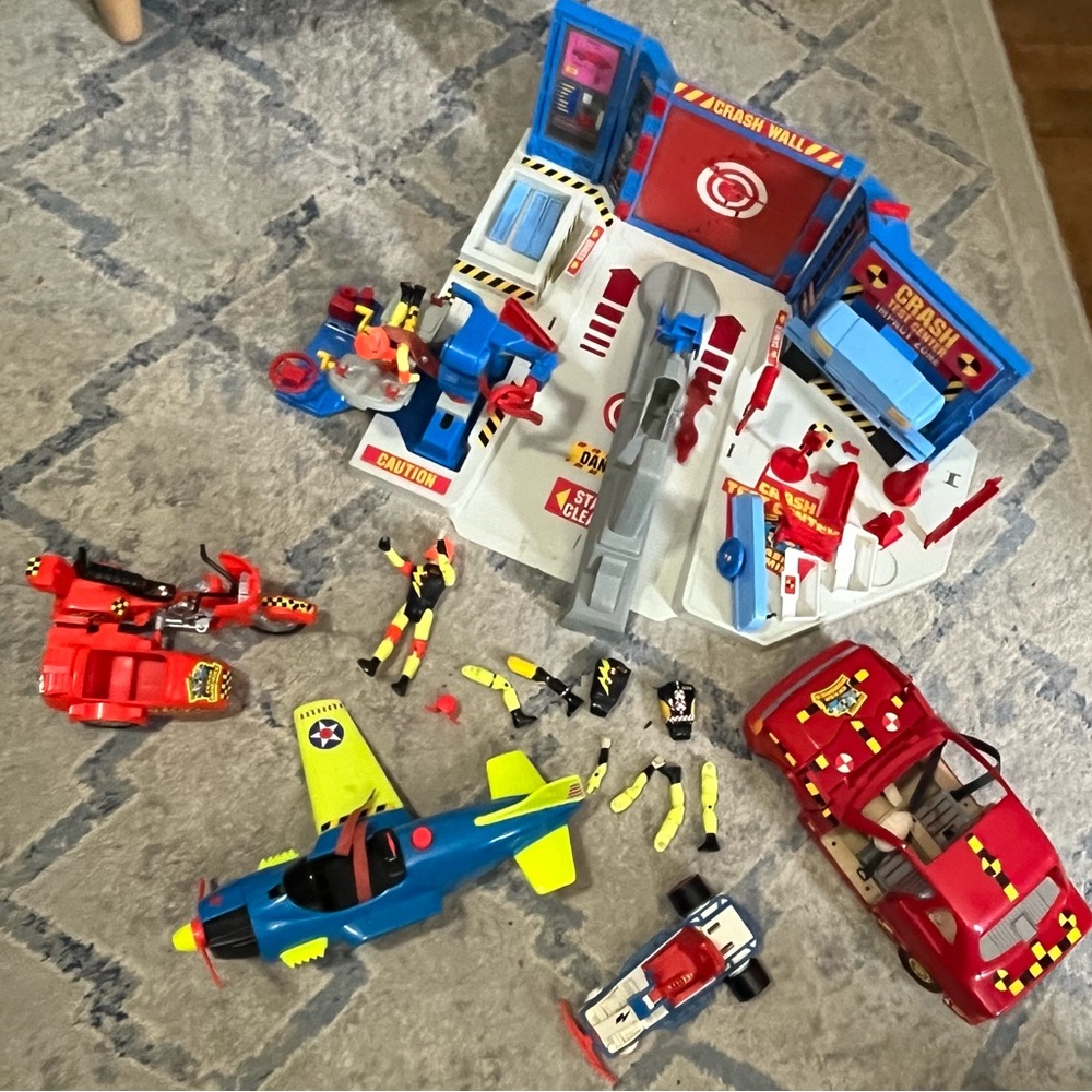 Tyco Vintage Crash Dummies Test Track and more